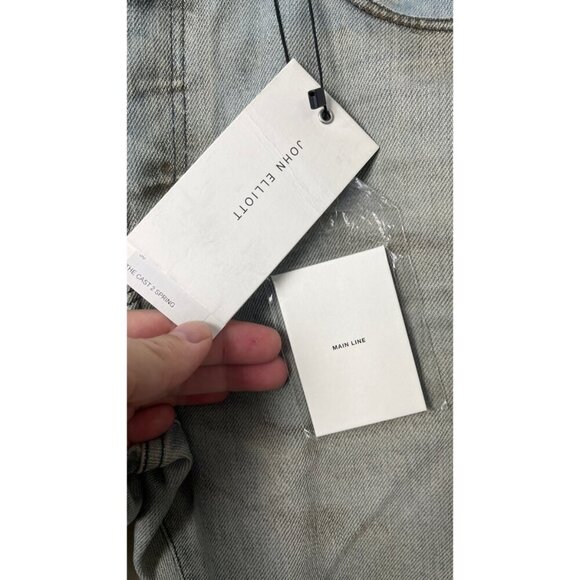 BNWT JOHN ELLIOTT THE CAST 2 SPRING DIRTY JEANS - Picture 13 of 16